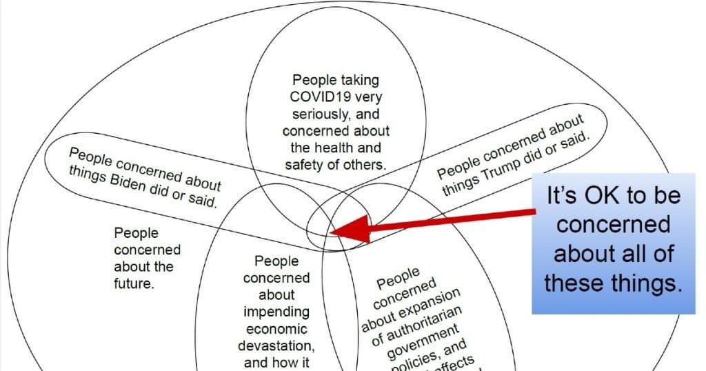 Venn Diagram COVID19 concerns