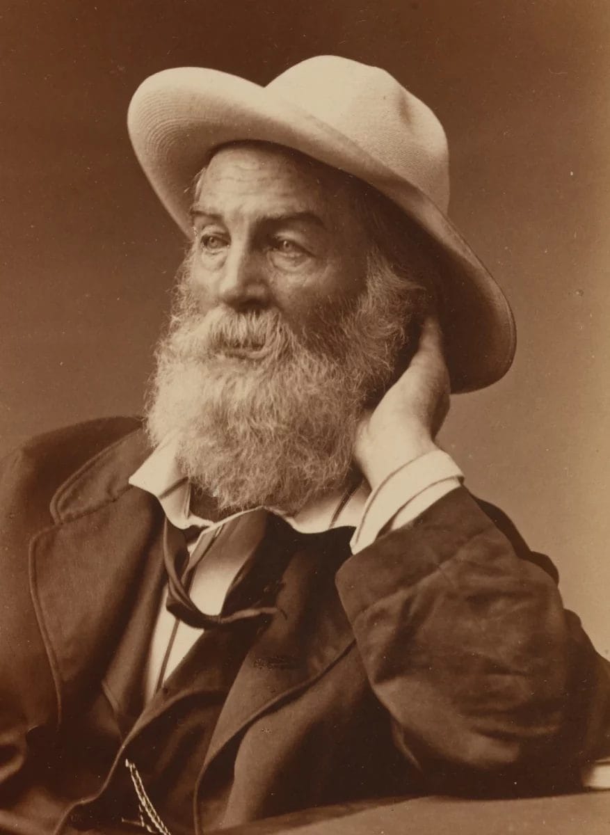 Portrait photo of Walt Whitman - dated from September 1872