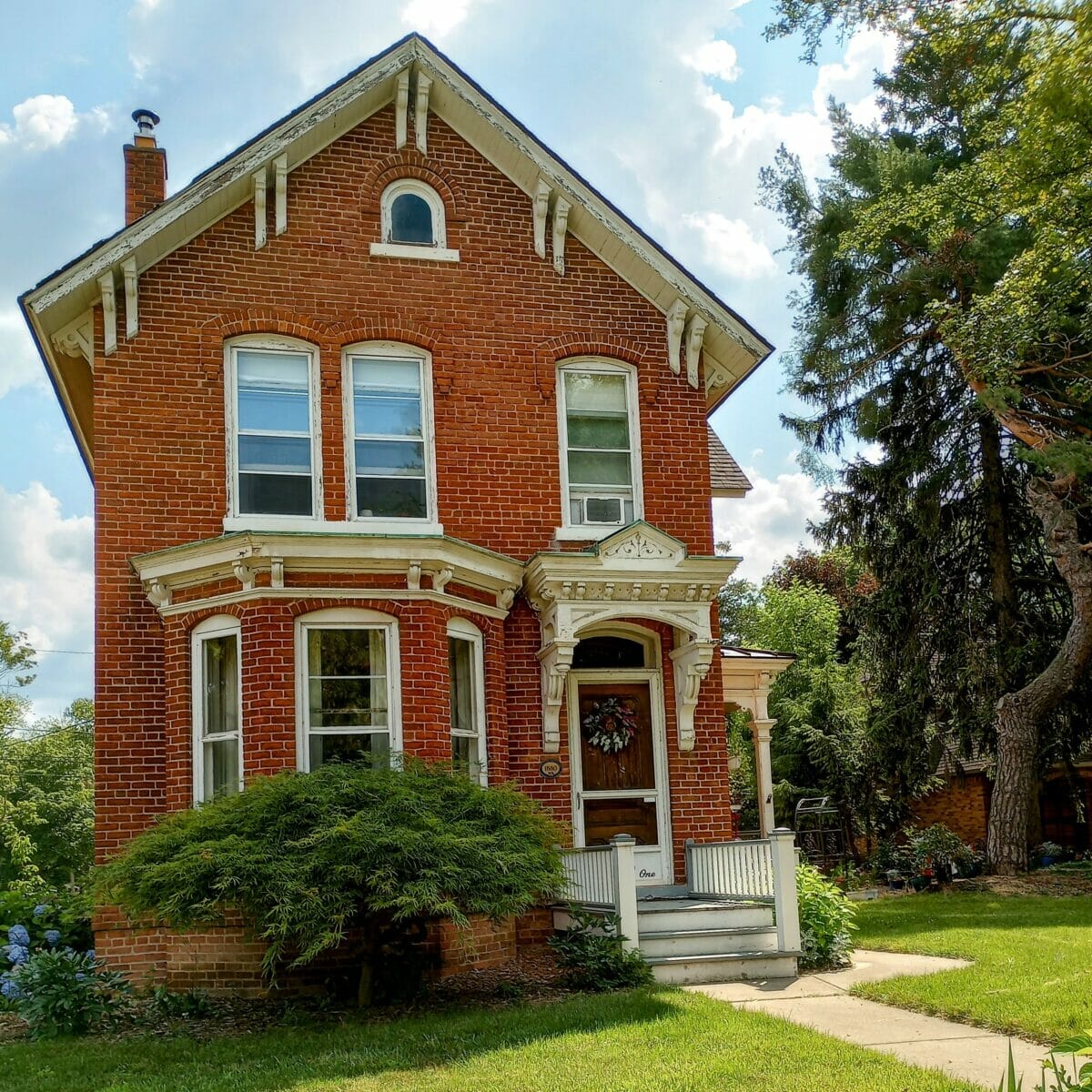 This home in Dearborn, Michigan on South Military Street was built in 1880.
