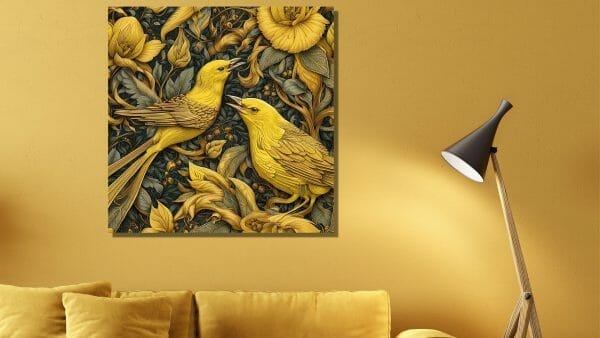 Yellow Warbler Canvas Print - by Doug Vos